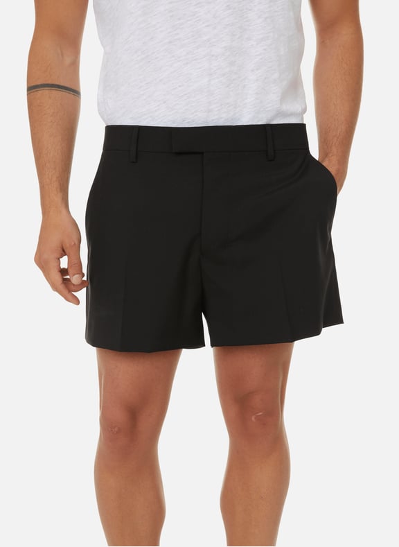 Virgin wool shorts Black by AMI PARIS AMI PARIS Virgin wool shorts Black
