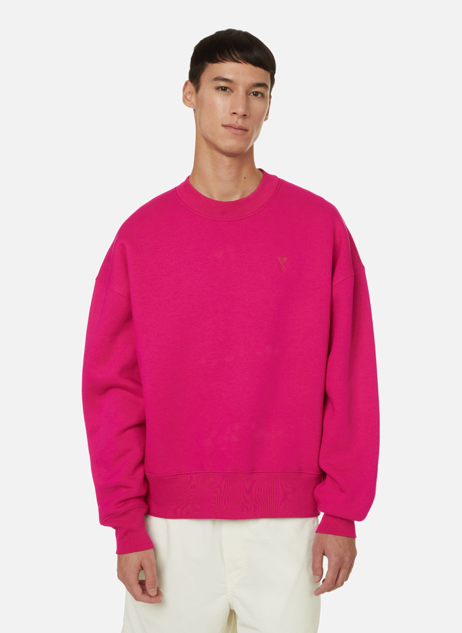 Oversized cotton fleece sweatshirt AMI PARIS