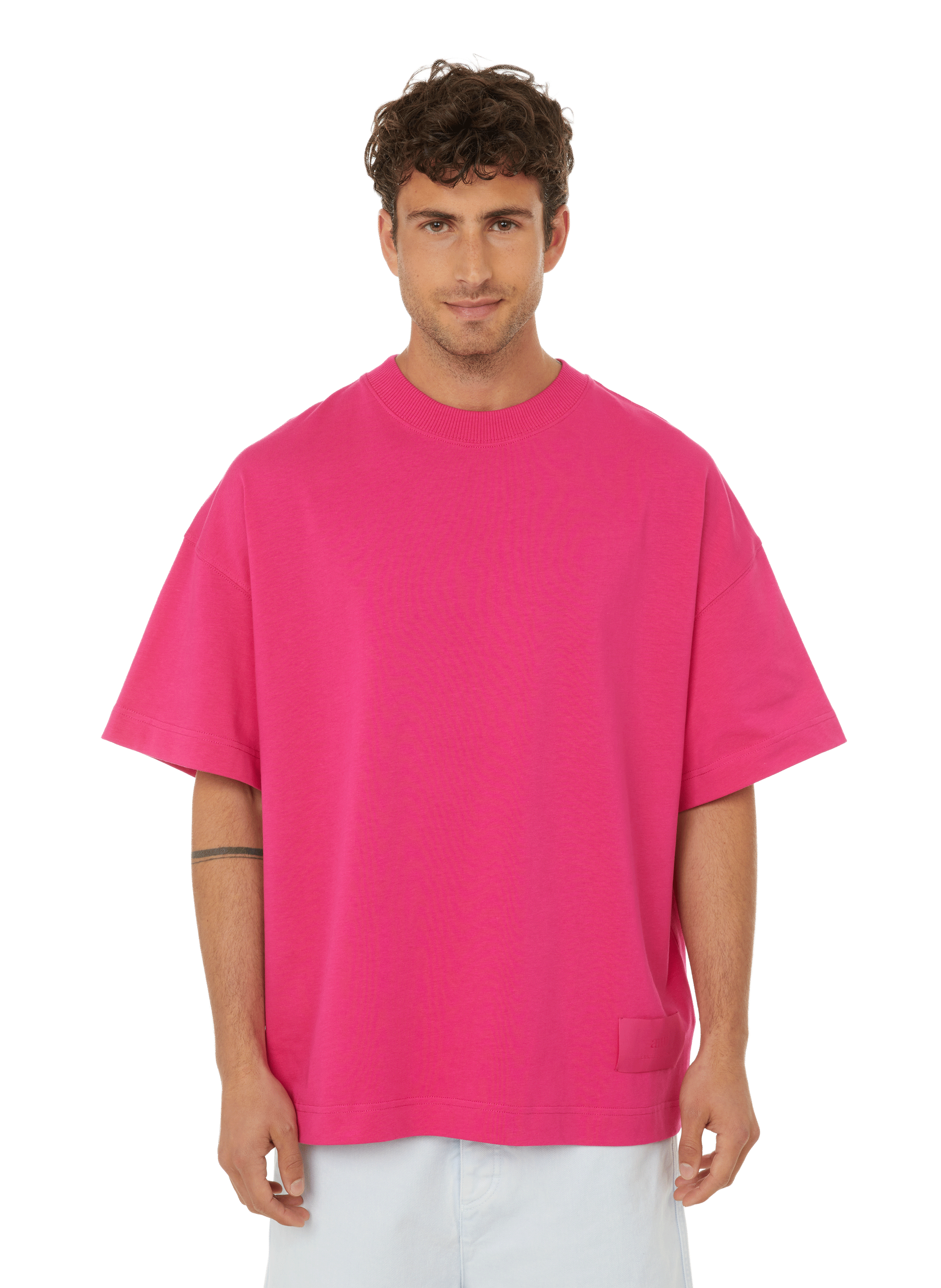 OVERSIZED ORGANIC COTTON T-SHIRT - AMI 