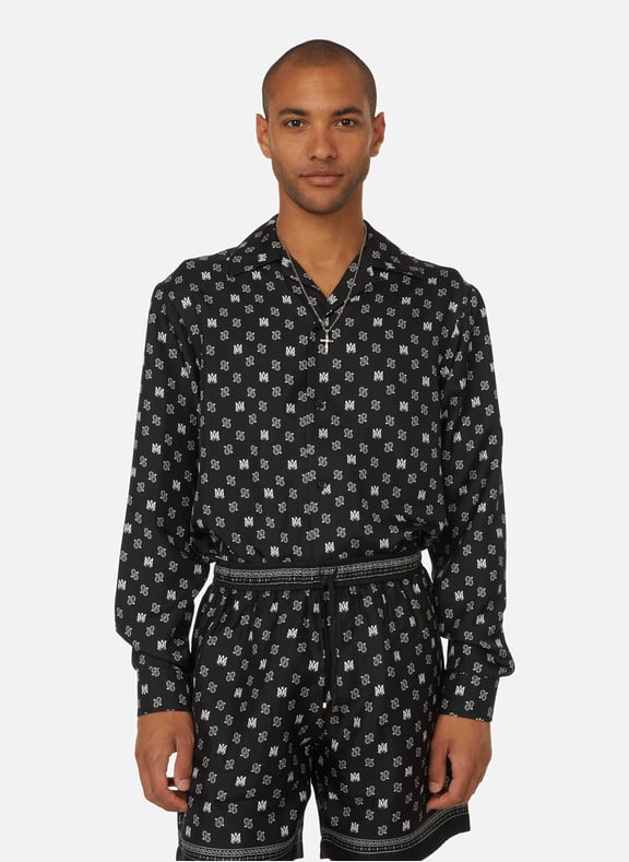 Paisley monogram shirt Black by AMIRI AMIRI Paisley monogram shirt Black