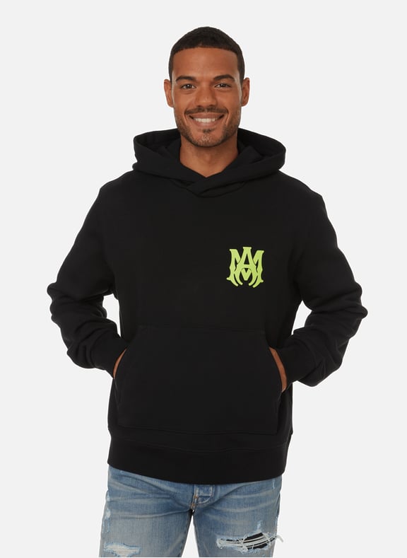 Cotton logo hoodie Black by AMIRI AMIRI Cotton logo hoodie Black