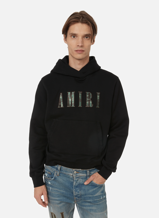 Hoodie with embroidered logo AMIRI