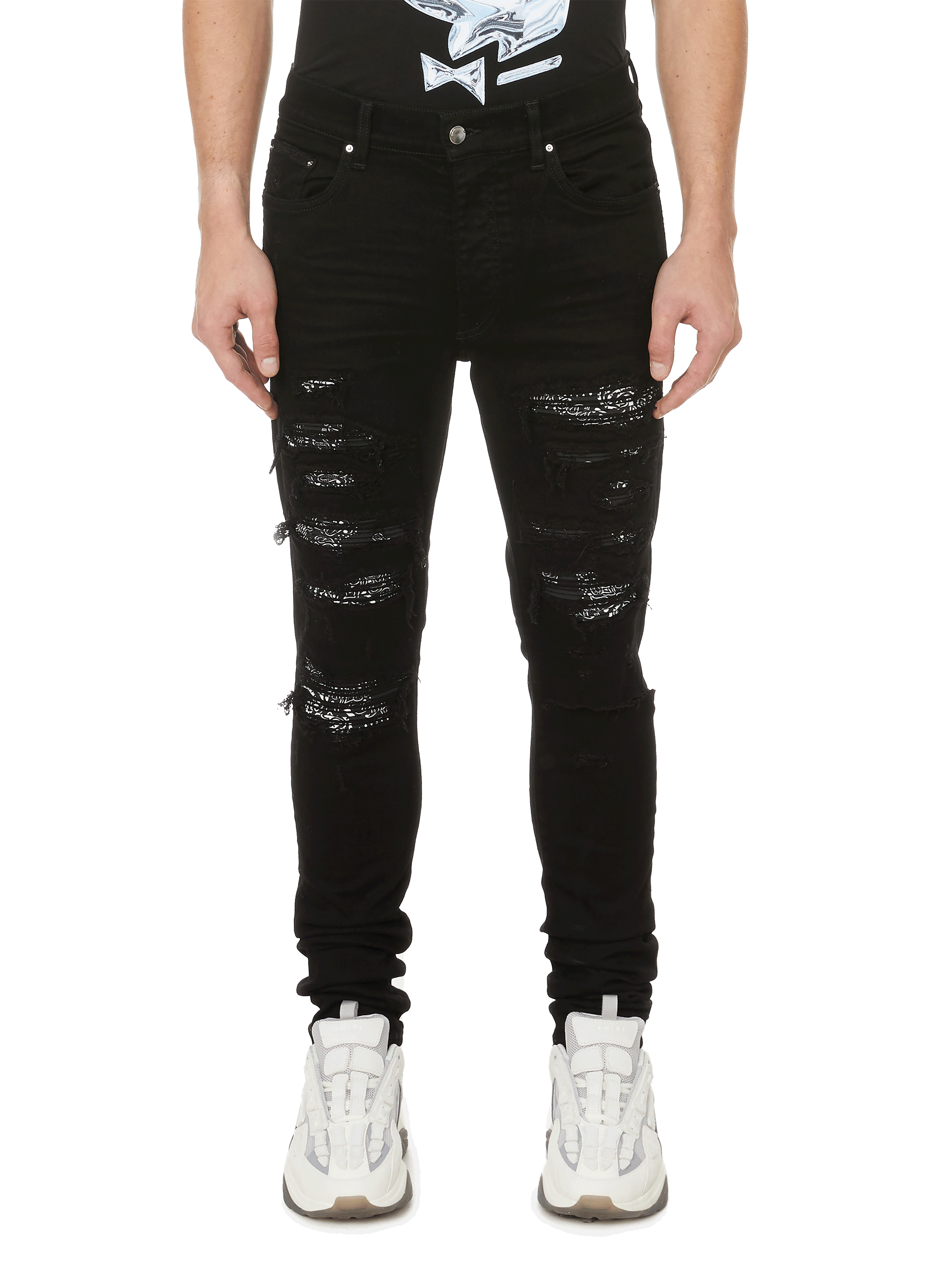 ripped amiri jeans