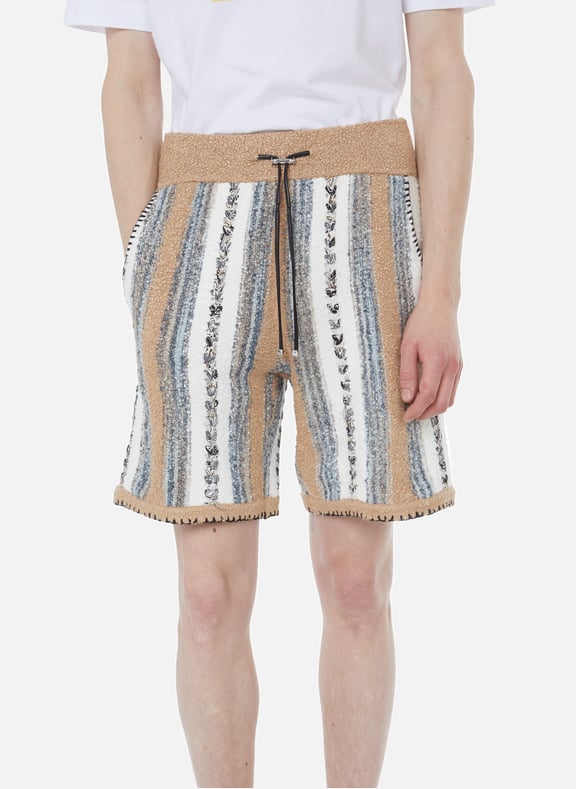Striped shorts Beige by AMIRI AMIRI Striped shorts Beige