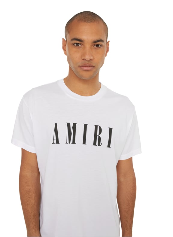 Cotton Logo T Shirt Amiri For Men Printemps Com Cotton Logo T Shirt Amiri For Men Printemps Com