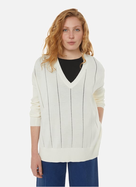 Imanol wool-blend jumper White by ANNE FONTAINE ANNE FONTAINE Imanol wool-blend jumper White