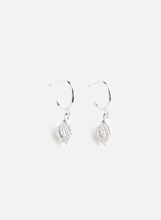 Conch Shell silver earrings ANNI LU
