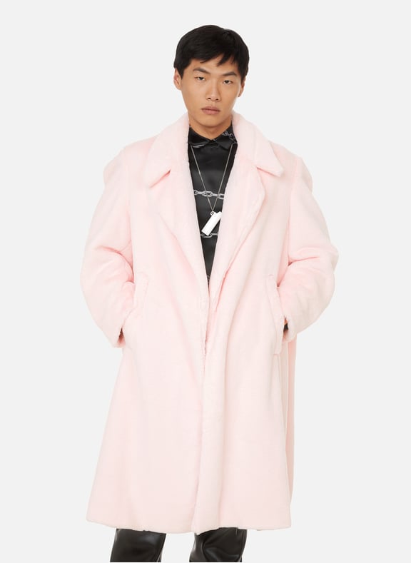 Garment Bag Faux Fur Coat Antidote For Men Printemps Com Garment Bag Faux Fur Coat Antidote, Mango Pink Fur Coat