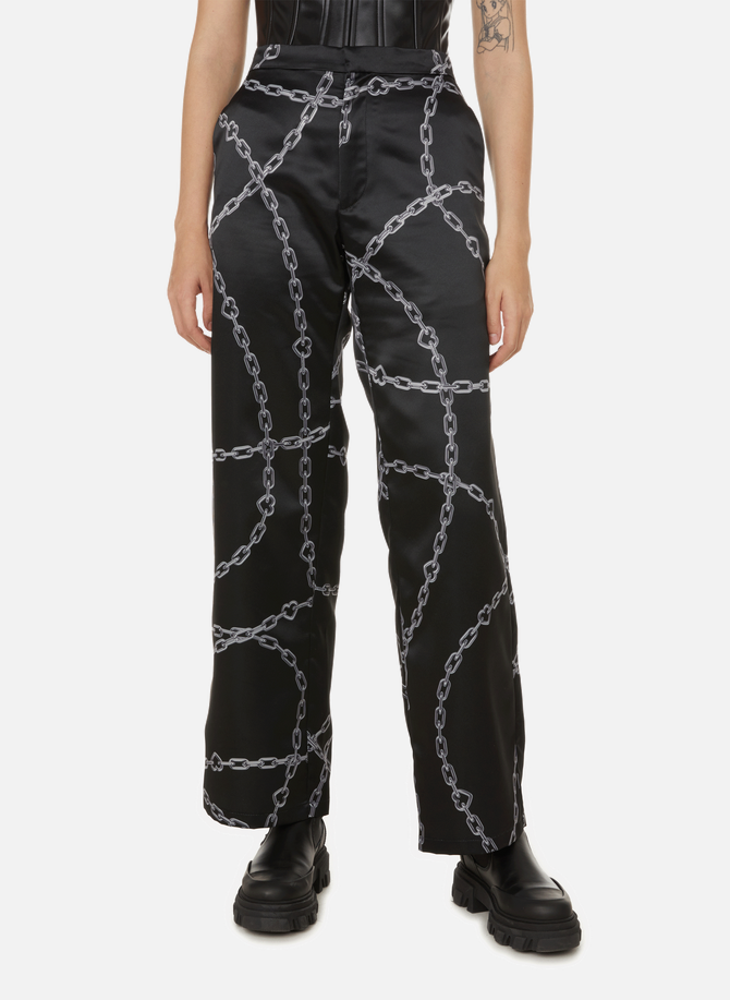Straight printed trousers ANTIDOTE