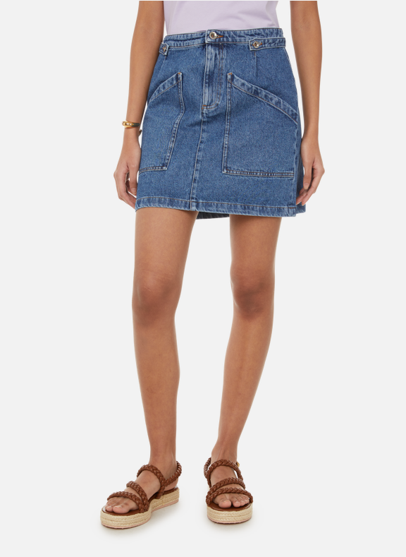 A.P.C. Denim skirt Faded jeans