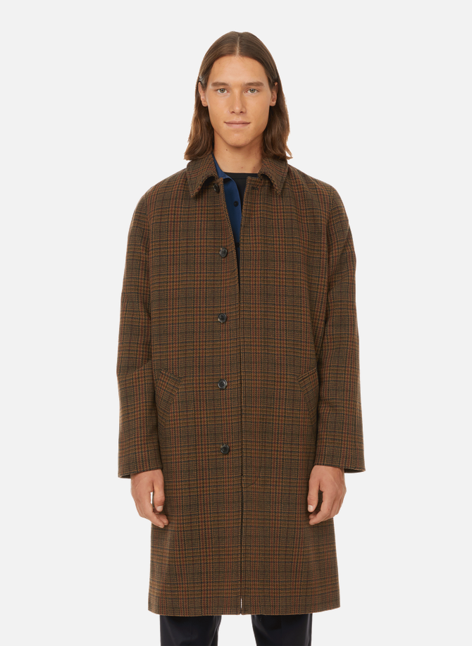 Wool-blend houndstooth coat A.P.C.