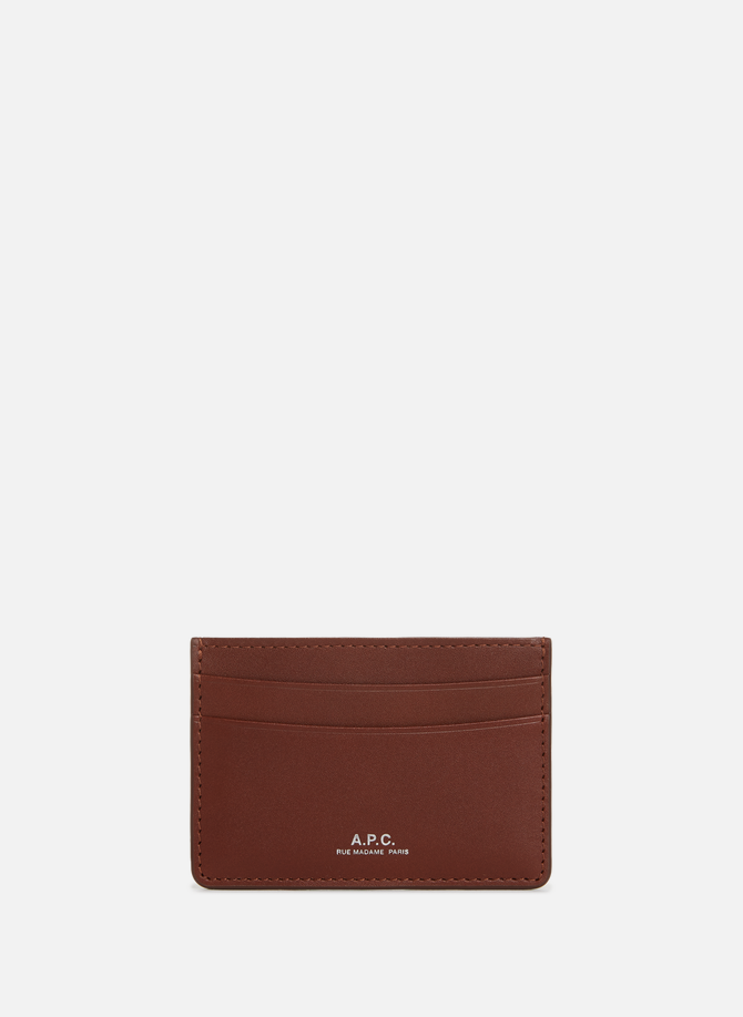 André leather card holder A.P.C.