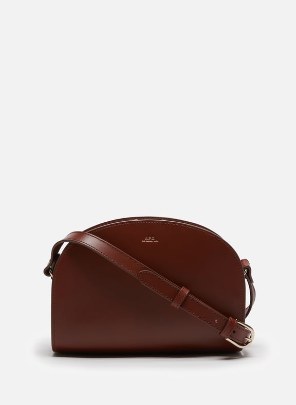 Half Moon leather bag Brown by A.P.C. A.P.C. Half Moon leather bag Brown