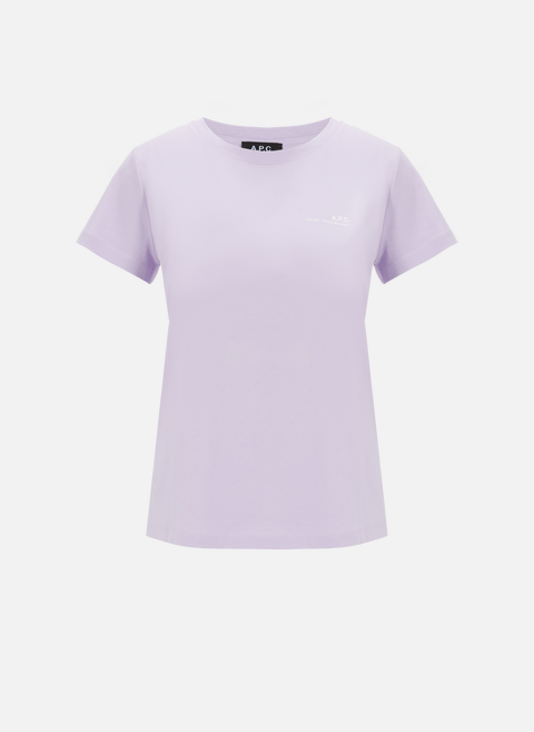 T-shirt manches courtes en coton PurpleA.P.C. 