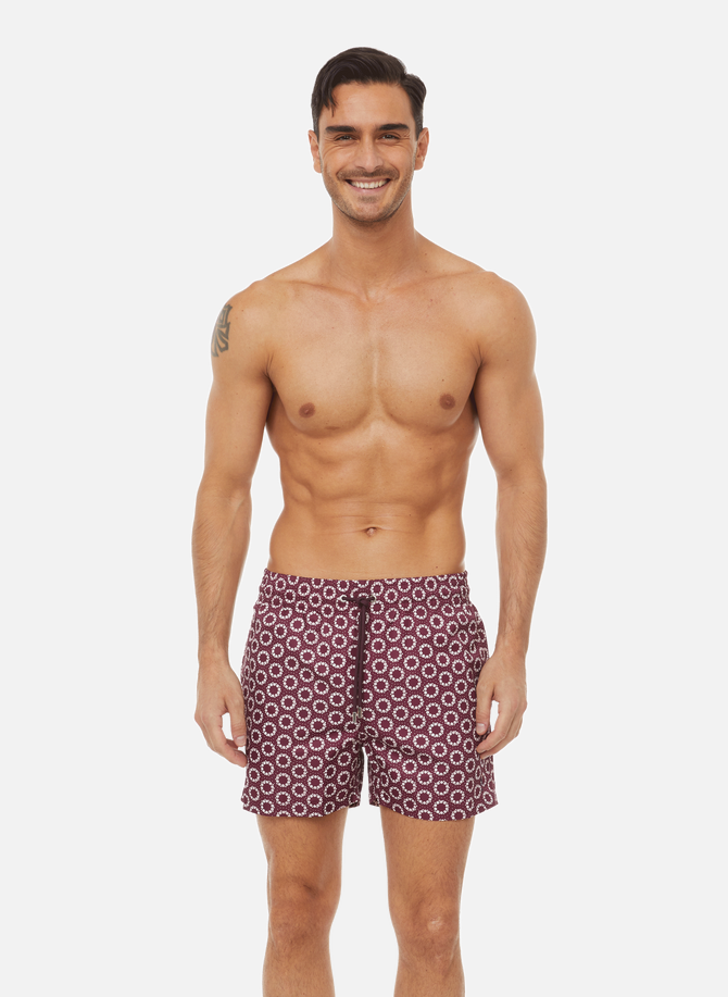 Printed recycled polyester swim shorts APNÉE