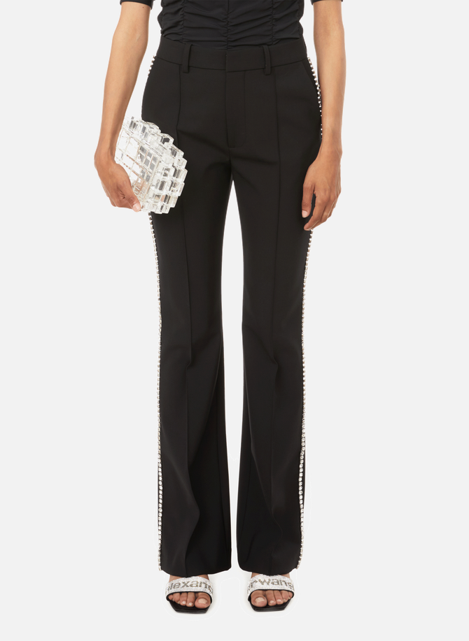 Tailored trousers with rhinestones AREA