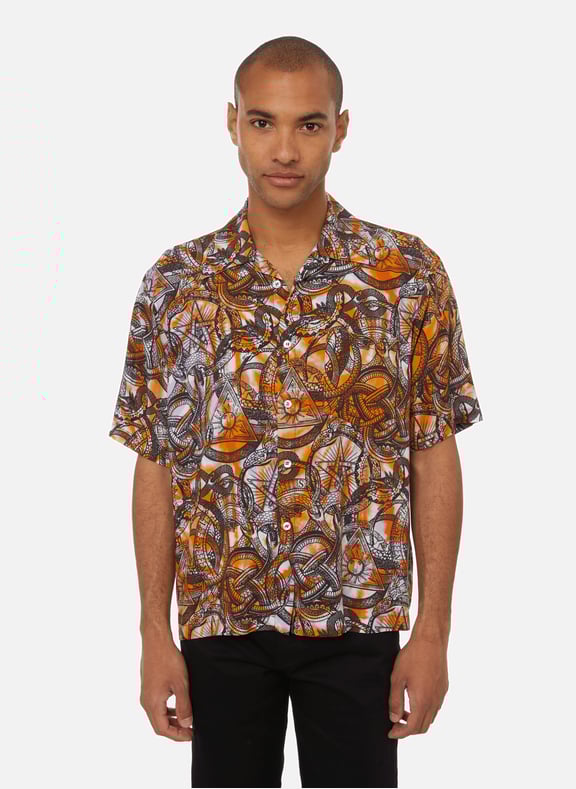 Glycon Hawaiian printed shirt Multicolour by ARIES ARIES Glycon Hawaiian printed shirt Multicolour