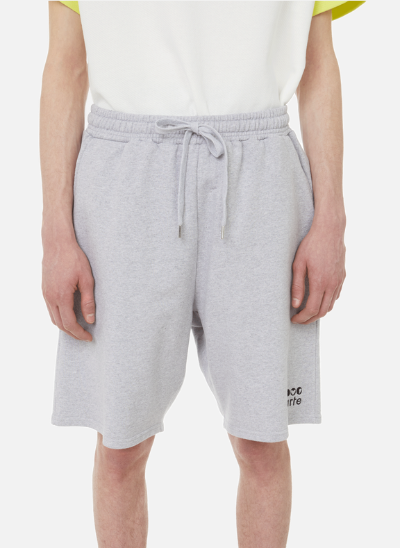 ARTE ANTWERP Cotton jogger shorts Grey