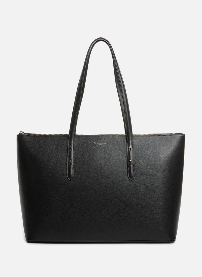 Regent zipped leather tote bag ASPINAL OF LONDON