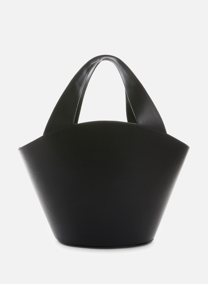 Basket vegan leather handbag ATOMY
