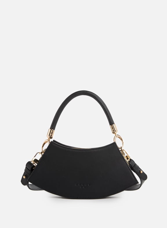 Arc mini leather handbag Black by ATOMY ATOMY Arc mini leather handbag Black