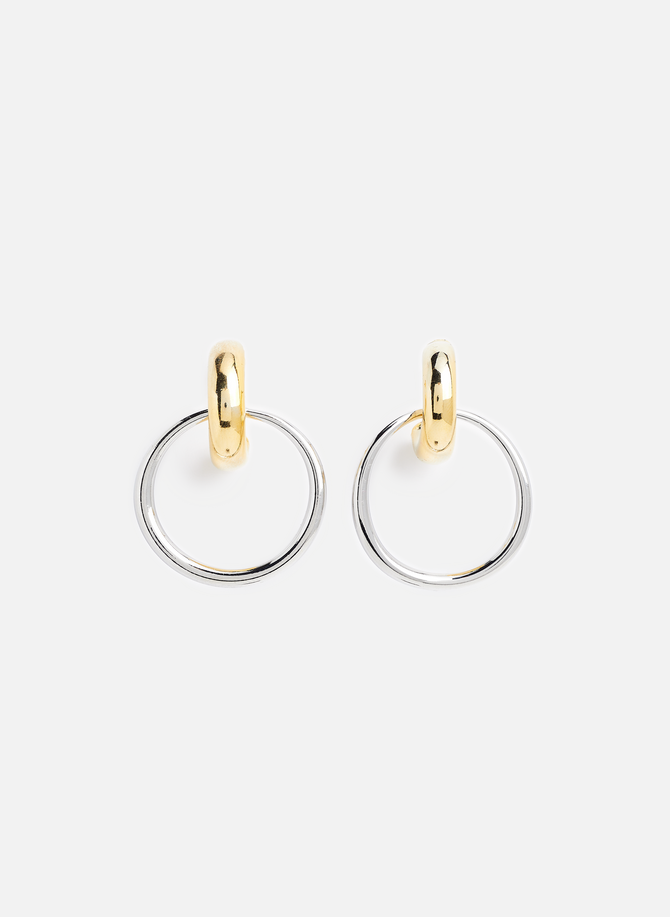 Brass hoop earrings AU PRINTEMPS PARIS