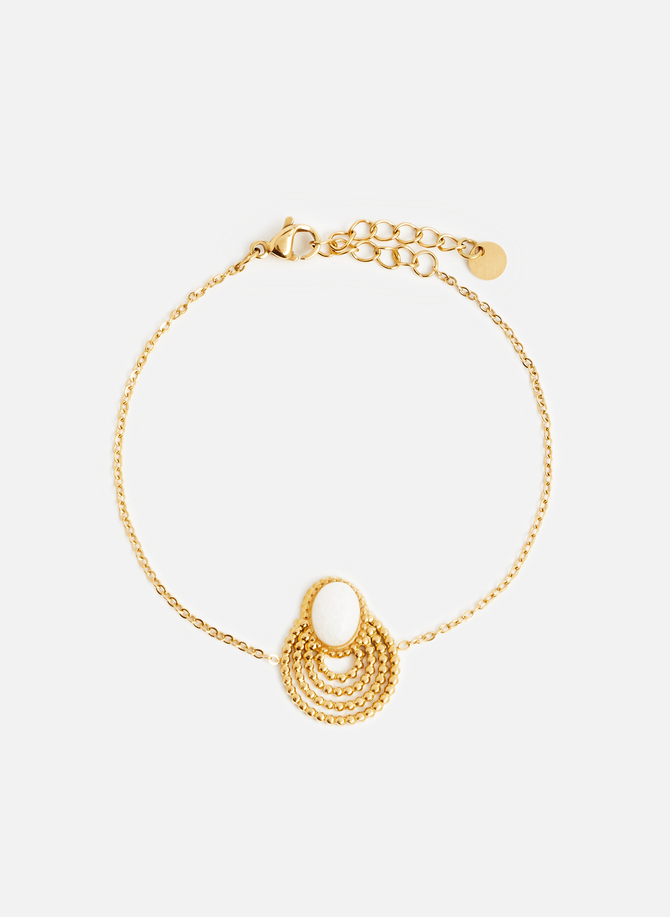 Jade gemstone mini chain bracelet AU PRINTEMPS PARIS