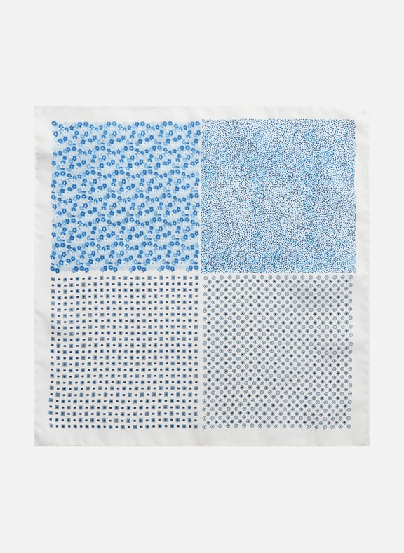 Silk square scarf Blue by AU PRINTEMPS PARIS AU PRINTEMPS PARIS Silk square scarf Blue