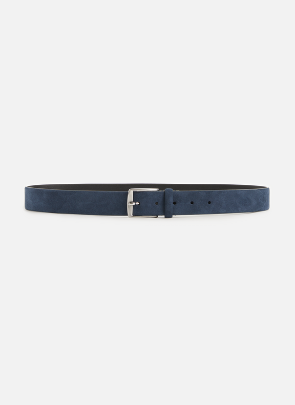 AU PRINTEMPS PARIS Kat cowhide leather belt Blue
