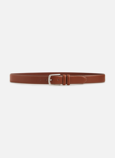 Cowhide leather belt  AU PRINTEMPS PARIS