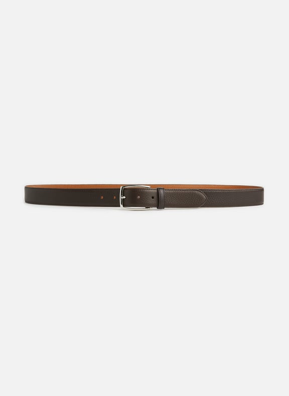 Leather belt Brown by AU PRINTEMPS PARIS AU PRINTEMPS PARIS Leather belt Brown