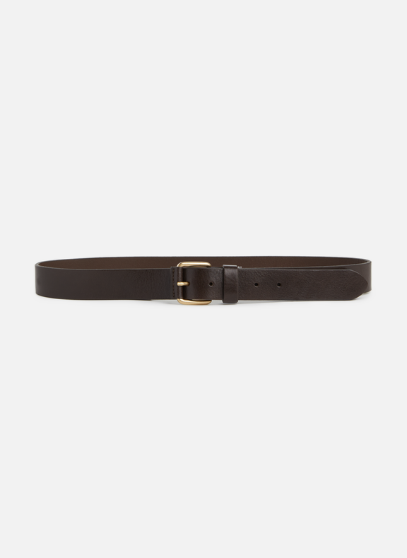 AU PRINTEMPS PARIS Leather belt  Brown