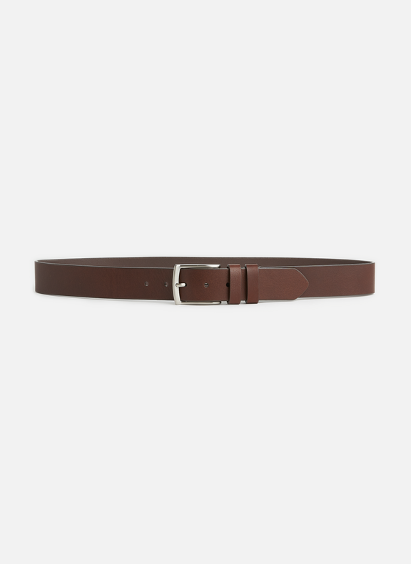 AU PRINTEMPS PARIS Leather belt Brown