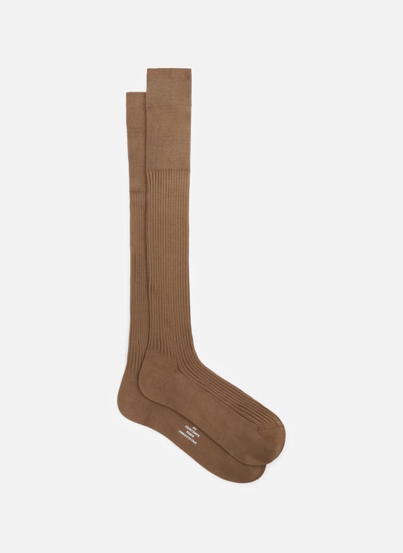 Cotton socks Brown by AU PRINTEMPS PARIS AU PRINTEMPS PARIS Cotton socks Brown