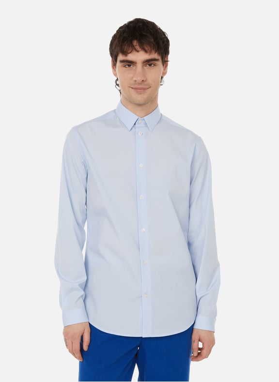 Cotton shirt Blue by AU PRINTEMPS PARIS AU PRINTEMPS PARIS Cotton shirt Blue