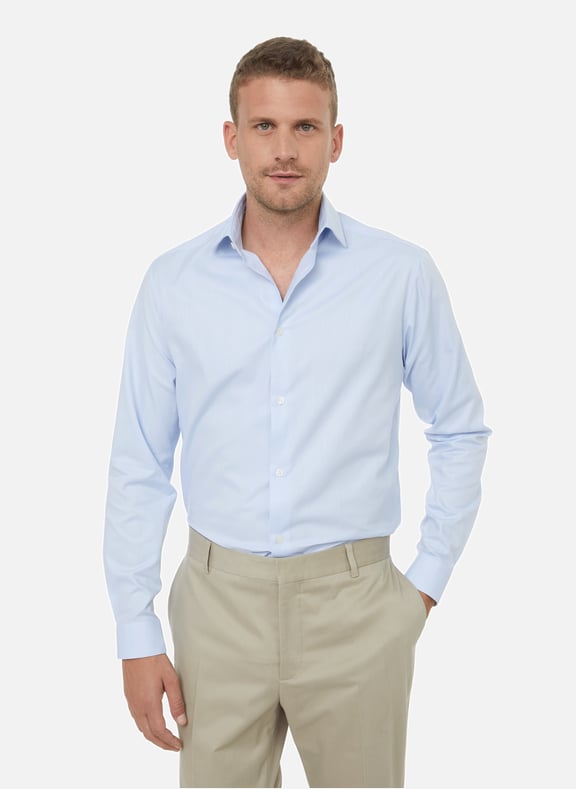 Cotton shirt Blue by AU PRINTEMPS PARIS AU PRINTEMPS PARIS Cotton shirt Blue