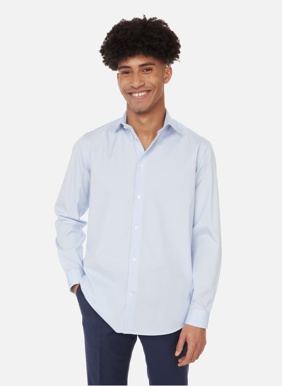Cotton shirt Blue by AU PRINTEMPS PARIS AU PRINTEMPS PARIS Cotton shirt Blue