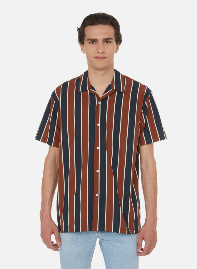 Striped short-sleeve shirt AU PRINTEMPS PARIS