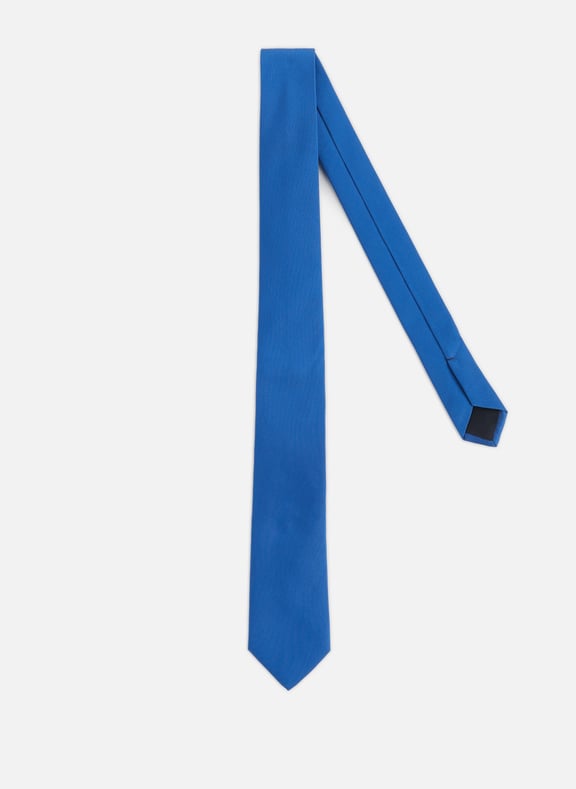 Silk jacquard tie Blue by AU PRINTEMPS PARIS AU PRINTEMPS PARIS Silk jacquard tie Blue