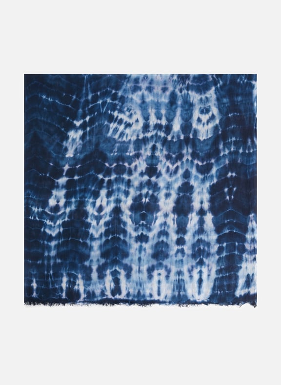 Cotton scarf Blue by AU PRINTEMPS PARIS AU PRINTEMPS PARIS Cotton scarf Blue