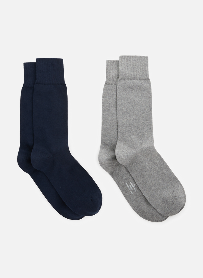Pack of two pairs of cotton-blend socks AU PRINTEMPS PARIS