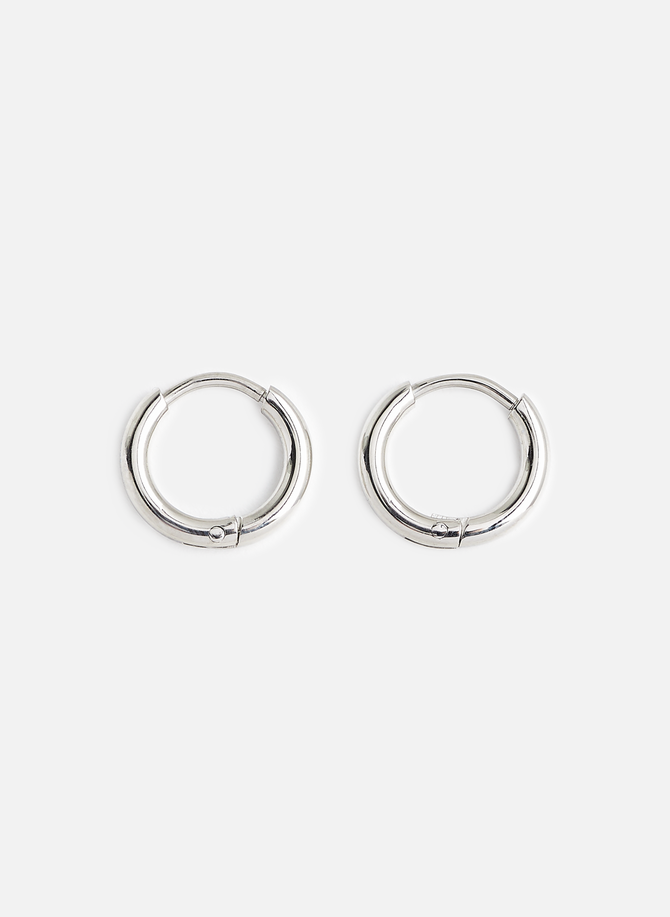 Mini stainless steel hoop earrings AU PRINTEMPS PARIS