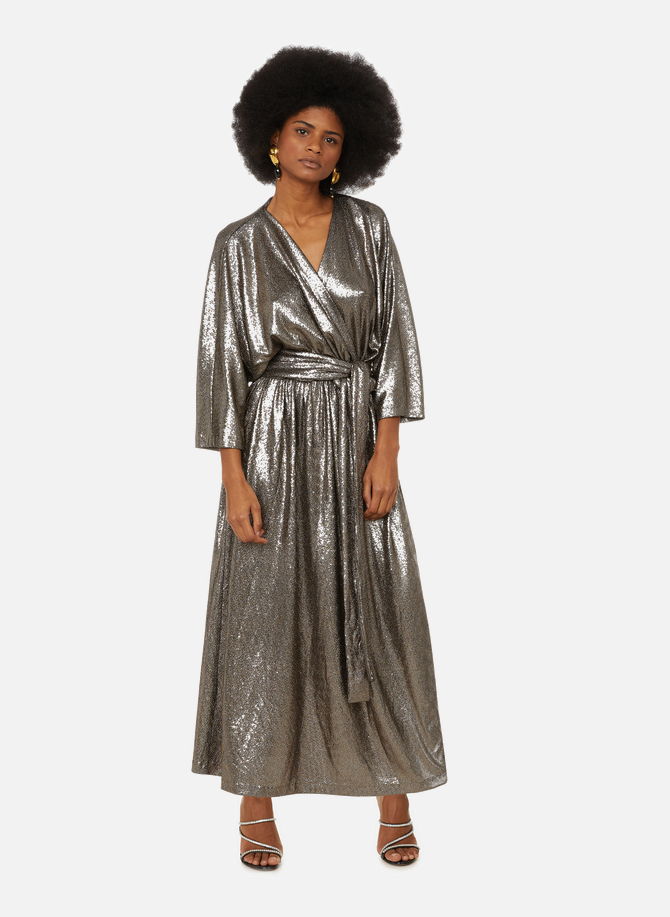 Dress with metallic threads AU PRINTEMPS PARIS