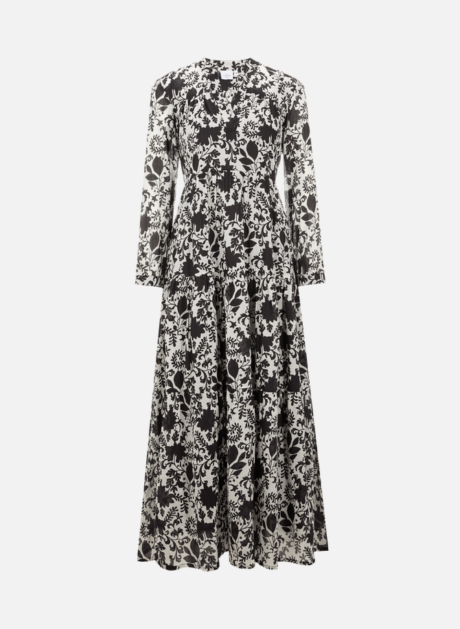Printed cotton maxi dress AU PRINTEMPS PARIS
