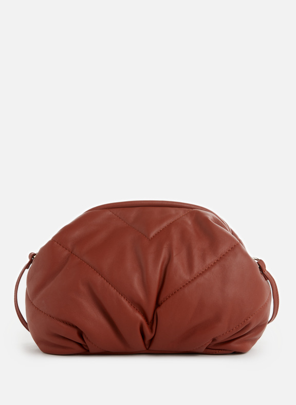 AU PRINTEMPS PARIS Sheepskin leather handbag Multicolour