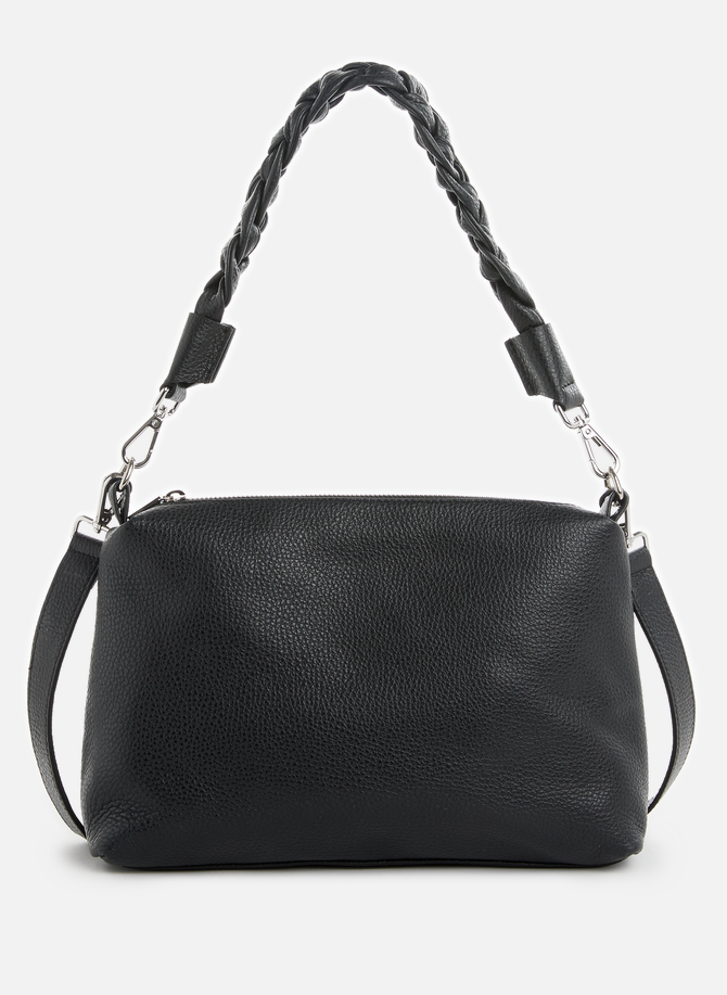 Leather handbag              AU PRINTEMPS PARIS