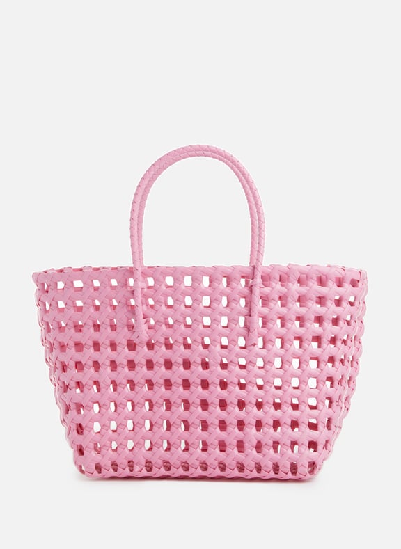 Basket-style bag Pink by AU PRINTEMPS PARIS AU PRINTEMPS PARIS Basket-style bag Pink