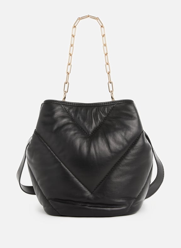 Leather bucket bag Multicolour by AU PRINTEMPS PARIS AU PRINTEMPS PARIS Leather bucket bag Multicolour