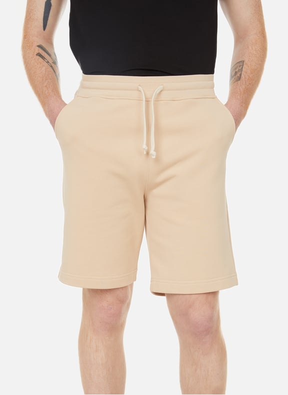 Cotton jogger shorts Beige by AU PRINTEMPS PARIS AU PRINTEMPS PARIS Cotton jogger shorts Beige