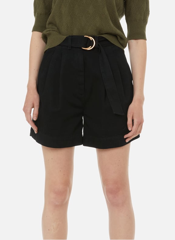 High-waisted cotton Shorts Multicolour by AU PRINTEMPS PARIS AU PRINTEMPS PARIS High-waisted cotton Shorts Multicolour